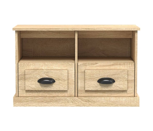 Mueble para TV madera contrachapada roble Sonoma 80x35x50 cm