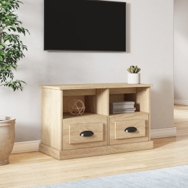 Mueble para TV madera contrachapada roble Sonoma 80x35x50 cm