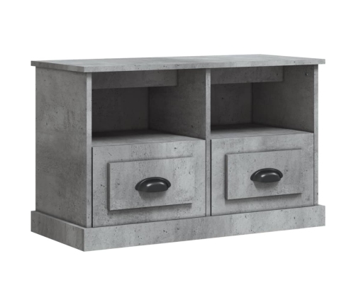 Mueble para TV madera contrachapada gris hormigón 80x35x50 cm