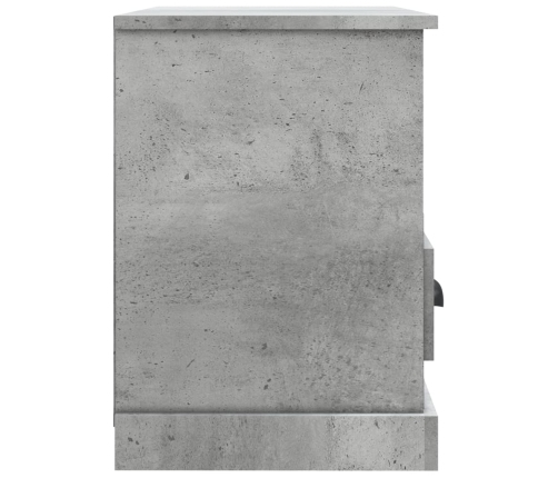 Mueble para TV madera contrachapada gris hormigón 80x35x50 cm