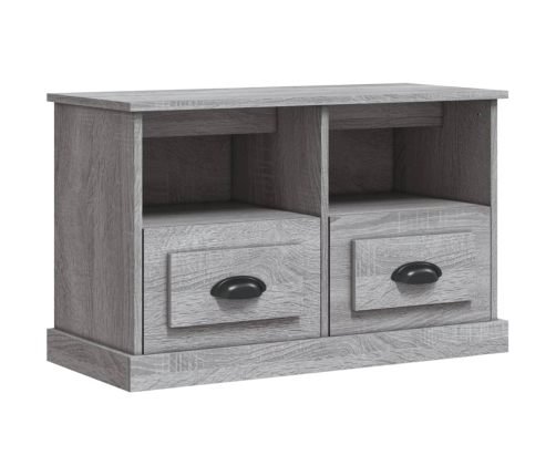 Mueble para TV madera contrachapada gris Sonoma 80x35x50 cm