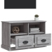 Mueble para TV madera contrachapada gris Sonoma 80x35x50 cm