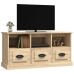 vidaXL Mueble para TV madera contrachapada roble Sonoma 100x35x50 cm