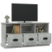 Mueble para TV madera contrachapada gris hormigón 100x35x50 cm