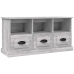 Mueble para TV madera contrachapada gris Sonoma 100x35x50 cm