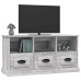 Mueble para TV madera contrachapada gris Sonoma 100x35x50 cm