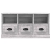 Mueble para TV madera contrachapada gris Sonoma 100x35x50 cm