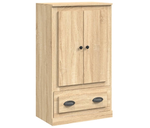 Aparador de madera contrachapada roble Sonoma 60x35,5x103,5 cm