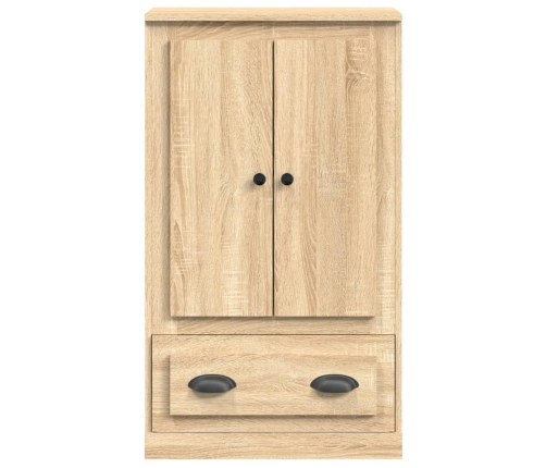 Aparador de madera contrachapada roble Sonoma 60x35,5x103,5 cm