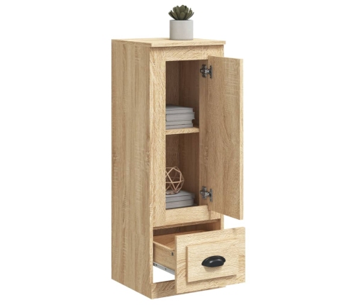 Aparador alto madera contrachapada roble Sonoma 36x35,5x103,5cm