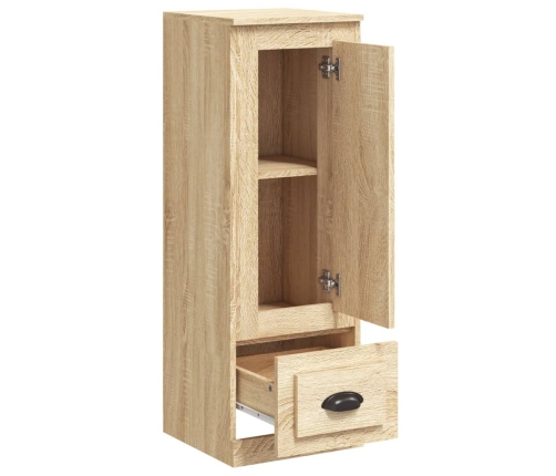 Aparador alto madera contrachapada roble Sonoma 36x35,5x103,5cm