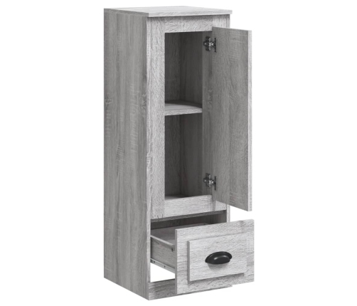 Aparador alto madera contrachapada gris Sonoma 36x35,5x103,5 cm