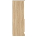 Aparador de madera contrachapada roble Sonoma 60x35,5x103,5 cm