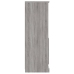 Aparador de madera contrachapada gris Sonoma 60x35,5x103,5 cm