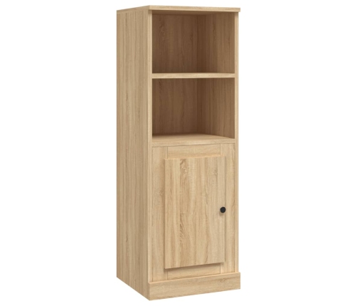 Aparador alto madera contrachapada roble Sonoma 36x35,5x103,5cm