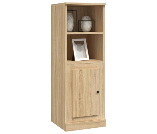 Aparador alto madera contrachapada roble Sonoma 36x35,5x103,5cm