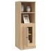 Aparador alto madera contrachapada roble Sonoma 36x35,5x103,5cm