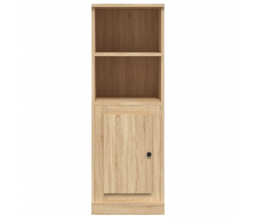 Aparador alto madera contrachapada roble Sonoma 36x35,5x103,5cm