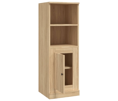 Aparador alto madera contrachapada roble Sonoma 36x35,5x103,5cm