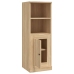 Aparador alto madera contrachapada roble Sonoma 36x35,5x103,5cm