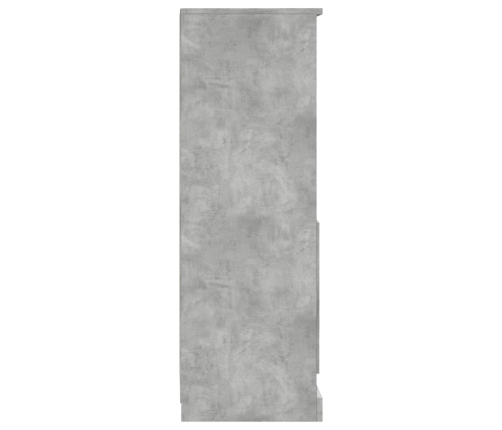 Aparador madera contrachapada gris hormigón 36x35,5x103,5 cm