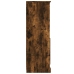 Aparador alto madera contrachapada roble humo 36x35,5x103,5 cm