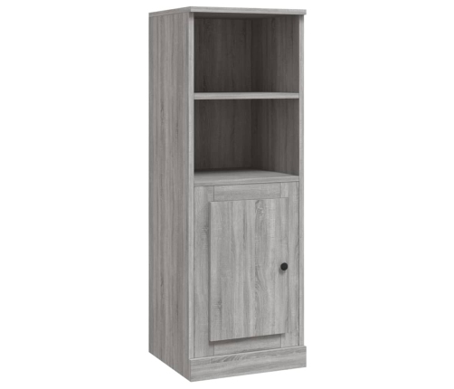 Aparador alto madera contrachapada gris Sonoma 36x35,5x103,5 cm