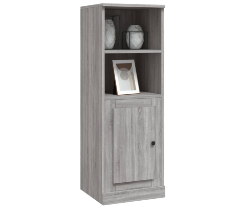 Aparador alto madera contrachapada gris Sonoma 36x35,5x103,5 cm