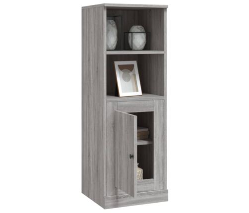 Aparador alto madera contrachapada gris Sonoma 36x35,5x103,5 cm