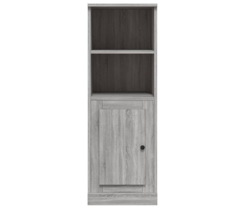 Aparador alto madera contrachapada gris Sonoma 36x35,5x103,5 cm