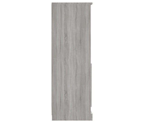 Aparador alto madera contrachapada gris Sonoma 36x35,5x103,5 cm