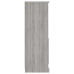 Aparador alto madera contrachapada gris Sonoma 36x35,5x103,5 cm