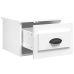 vidaXL Mesitas de noche de pared 2 uds blanco 41,5x36x28 cm