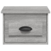 Mesitas de noche de pared 2 uds color gris Sonoma 41,5x36x28 cm