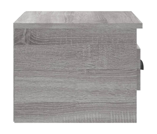 Mesitas de noche de pared 2 uds color gris Sonoma 41,5x36x28 cm