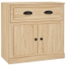 Aparador de madera contrachapada roble Sonoma 70x35,5x67,5 cm