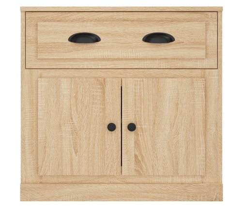 Aparador de madera contrachapada roble Sonoma 70x35,5x67,5 cm