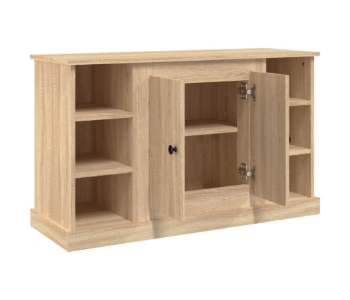 Aparador de madera contrachapada roble Sonoma 100x35,5x60 cm