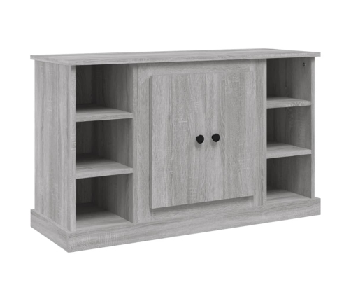 Aparador de madera contrachapada gris Sonoma 100x35,5x60 cm