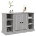 Aparador de madera contrachapada gris Sonoma 100x35,5x60 cm