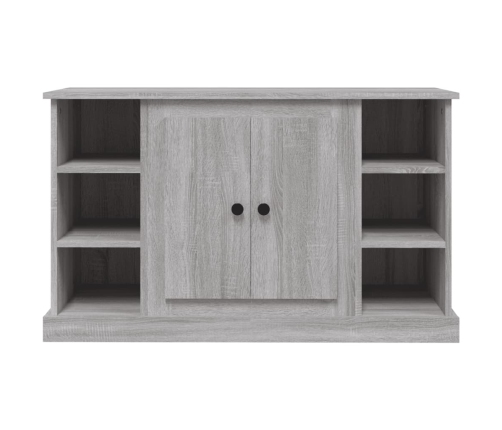 Aparador de madera contrachapada gris Sonoma 100x35,5x60 cm