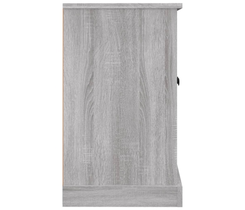 Aparador de madera contrachapada gris Sonoma 100x35,5x60 cm