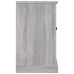 Aparador de madera contrachapada gris Sonoma 100x35,5x60 cm