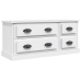 Mueble para TV madera contrachapada blanco 100x35,5x45 cm