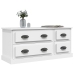 Mueble para TV madera contrachapada blanco 100x35,5x45 cm