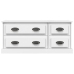 Mueble para TV madera contrachapada blanco 100x35,5x45 cm