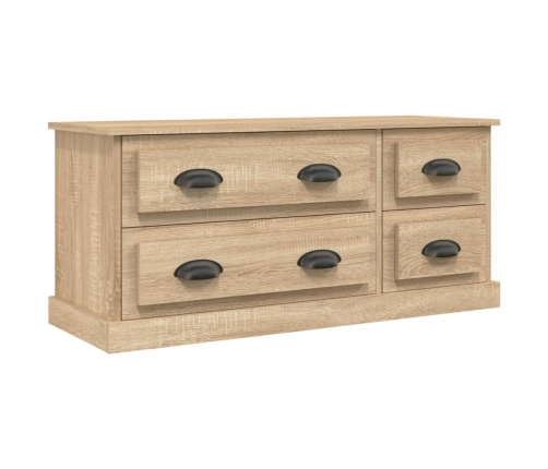 Mueble para TV madera contrachapada roble Sonoma 100x35,5x45 cm