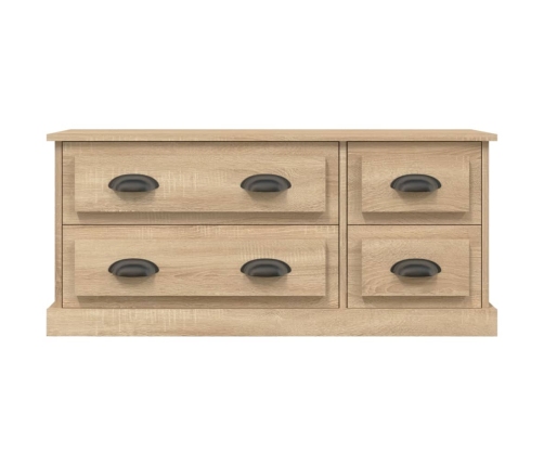 Mueble para TV madera contrachapada roble Sonoma 100x35,5x45 cm