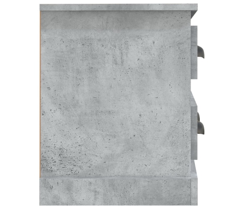 vidaXL Mueble de TV madera contrachapada gris hormigón 100x35,5x45 cm