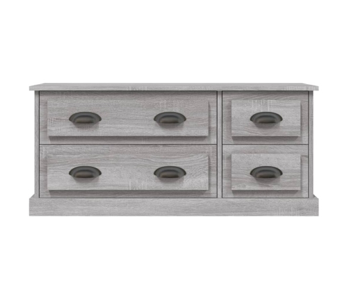 Mueble para TV madera contrachapada gris Sonoma 100x35,5x45 cm